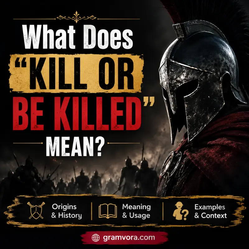 What Does “Kill or Be Killed” Mean?
