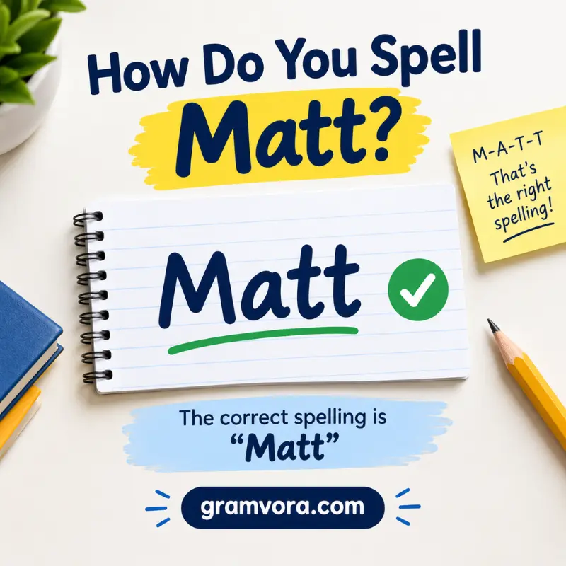 How Do You Spell Matt?