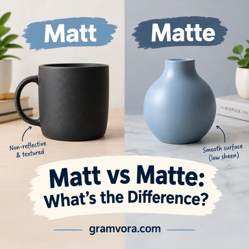 Matt vs Matte: What’s the Difference?