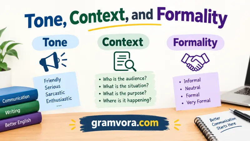 Tone, Context, and Formality