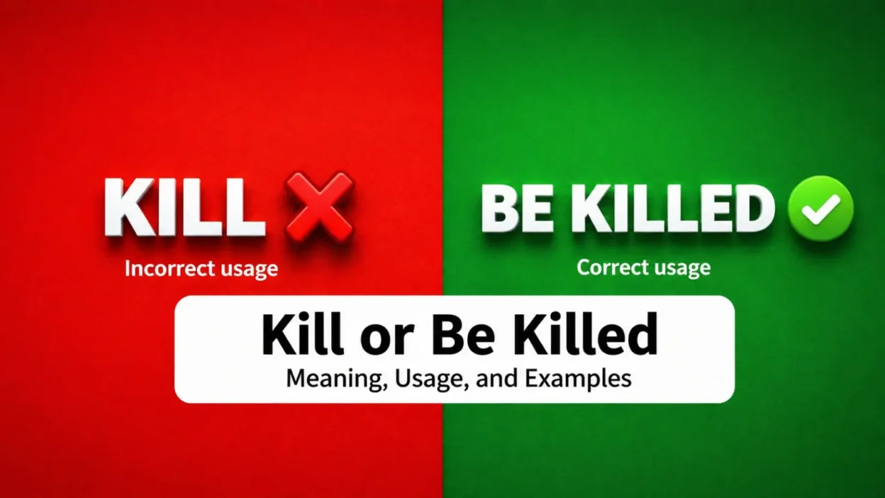 Kill or Be Killed Meaning, Usage, and Examples