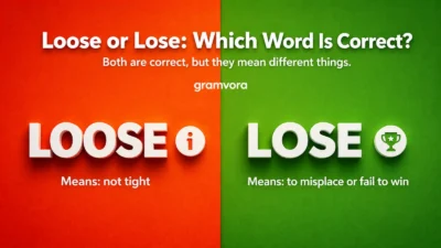 Loose or Lose: Which Word Is Correct?