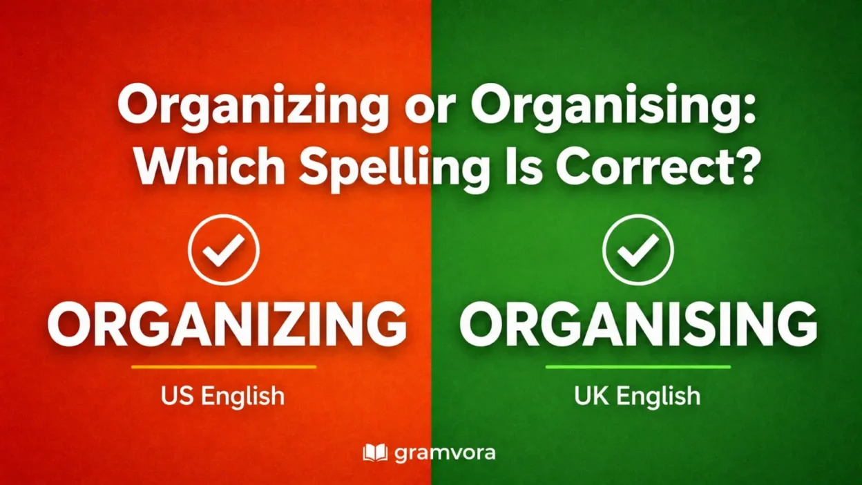 Organizing or Organising: Which Spelling Is Correct?