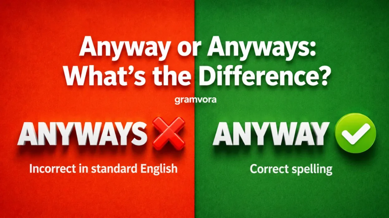 Anyway or Anyways: What’s the Difference?