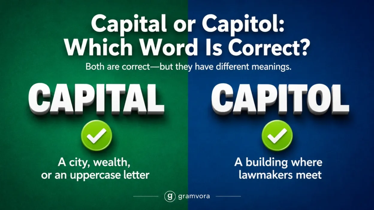 Capital or Capitol: Which Word Is Correct?