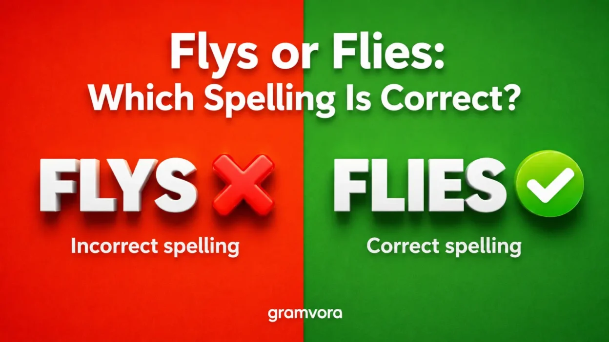 Flys or Flies: Which Spelling Is Correct?