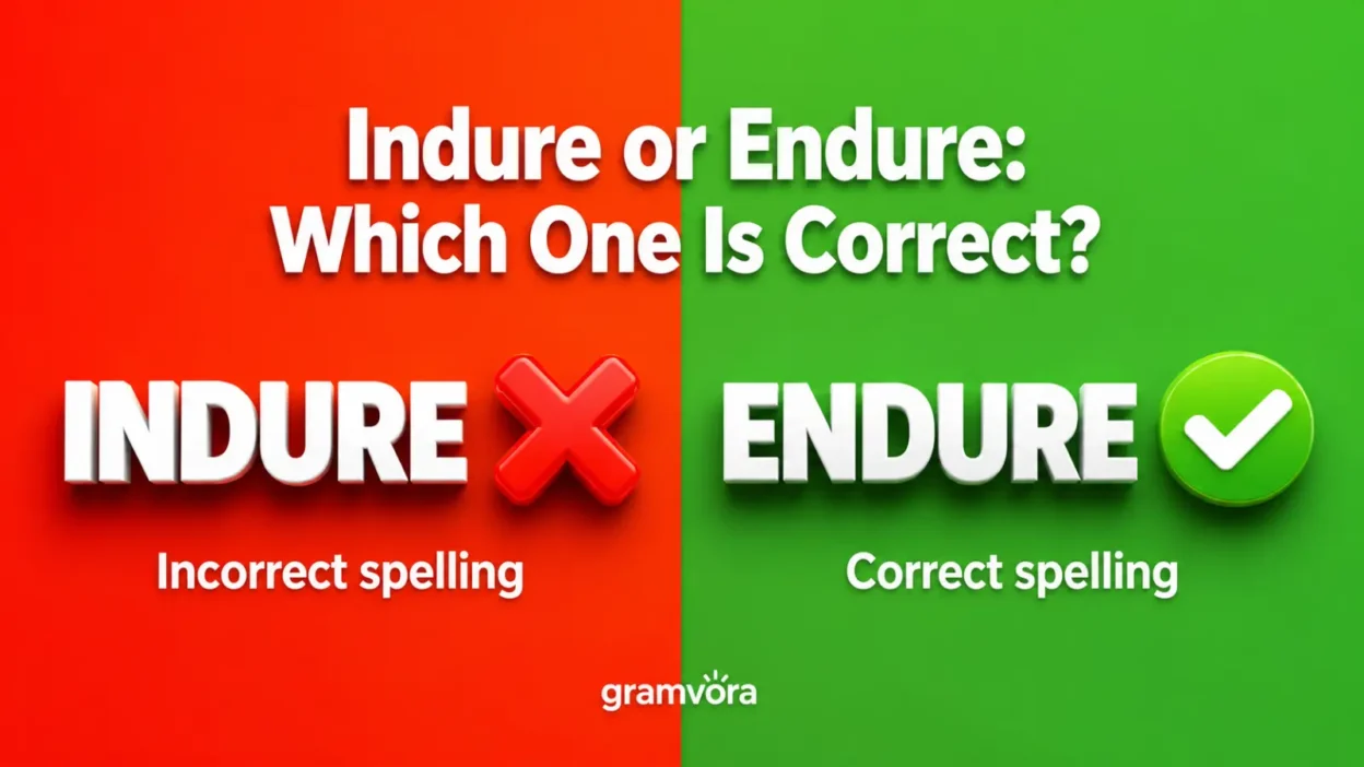 Indure or Endure: Which One Is Correct?