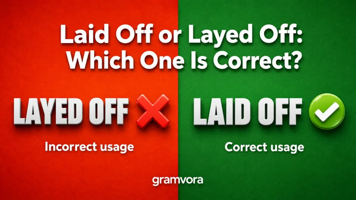 Laid Off or Layed Off: Which One Is Correct?