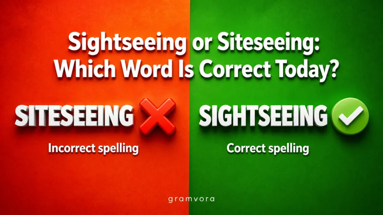 Sightseeing or Siteseeing: Which Word Is Correct Today?