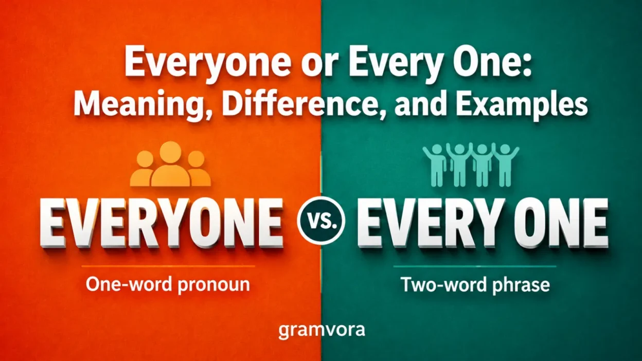 Everyone or Every One: Clear Meaning, Usage, and Examples