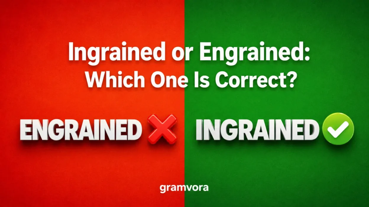 Ingrained or Engrained: Which One Is Correct?