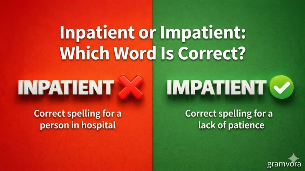 Inpatient or Impatient: Which Word Is Correct?