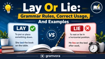 Lay Or Lie: Grammar Rules, Correct Usage, And Examples