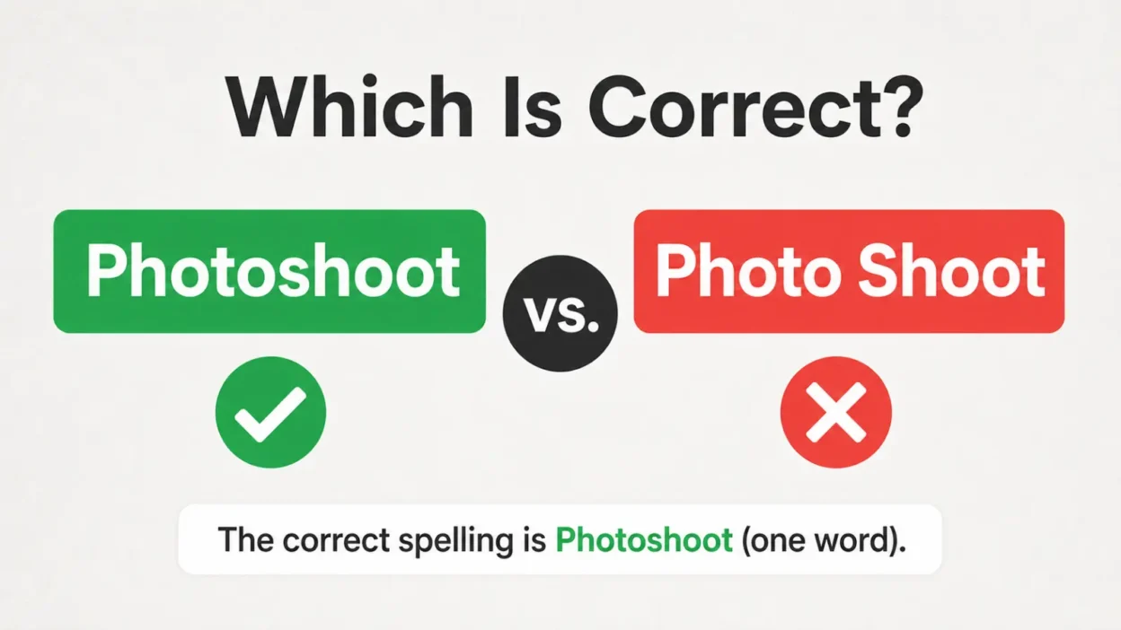 Photoshoot or Photo Shoot: Which Is Correct?