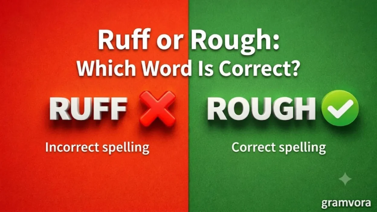 Ruff or Rough: Which Word Is Correct?