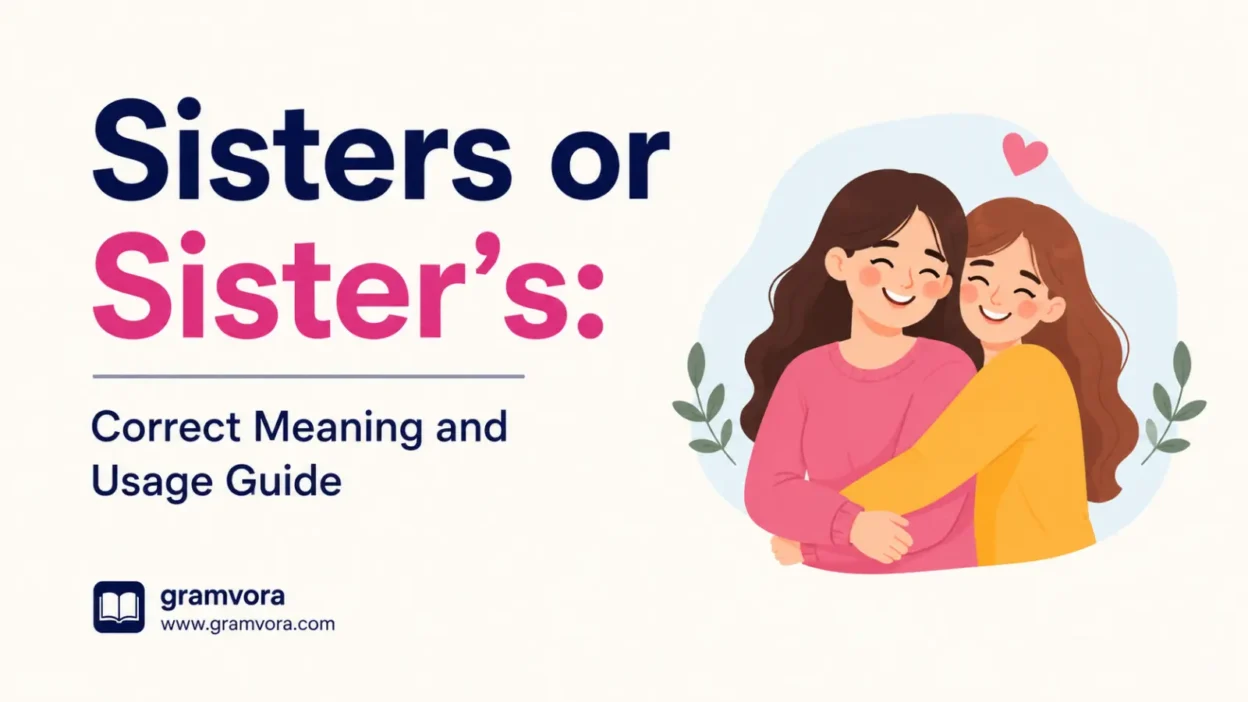 Sisters or Sister’s: Correct Meaning and Usage Guide