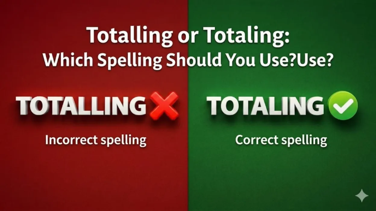 Totalling or Totaling: Which Spelling Should You Use?