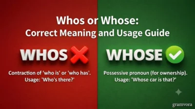 Whos or Whose: Correct Meaning and Usage Guide