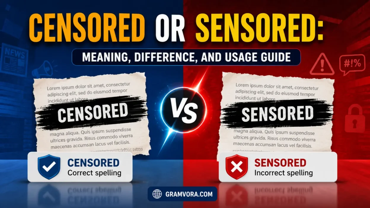 Censored or Sensored: What’s the Difference?