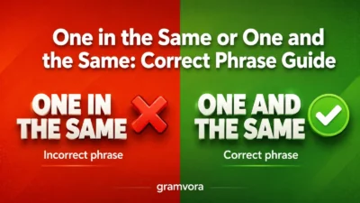 One in the Same or One and the Same: Correct Phrase Guide