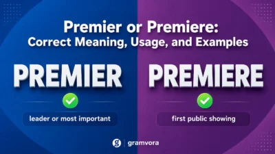Premier or Premiere: Correct Meaning, Usage, and Examples