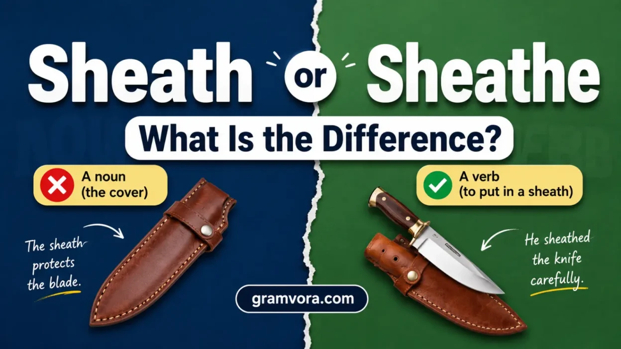 Sheath or Sheathe: What Is the Difference?