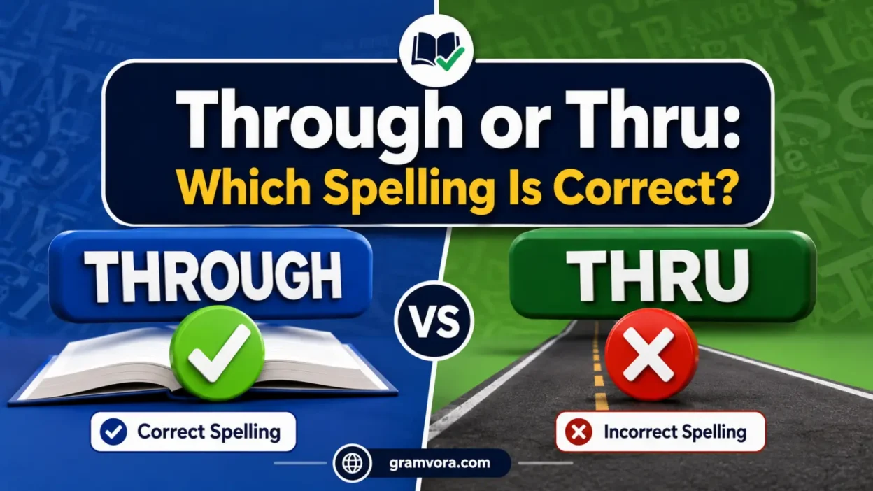 Through or Thru: Which Spelling Is Correct?