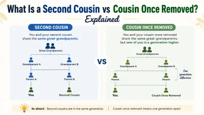 What Is a Second Cousin vs Cousin Once Removed? Explained