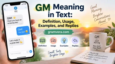 GM Meaning in Text: Definition, Usage, Examples, and Replies
