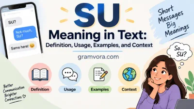 SU Meaning in Text: Definition, Usage, Examples, and Context